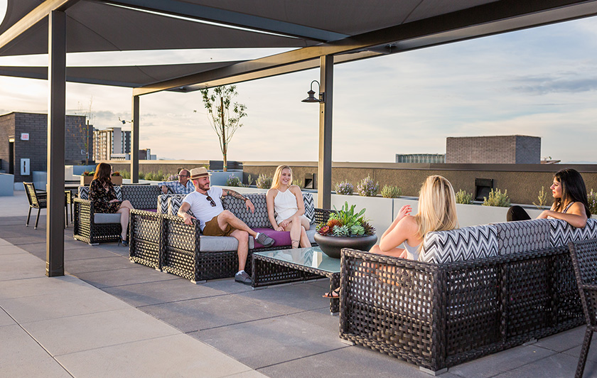 rooftop lounge
